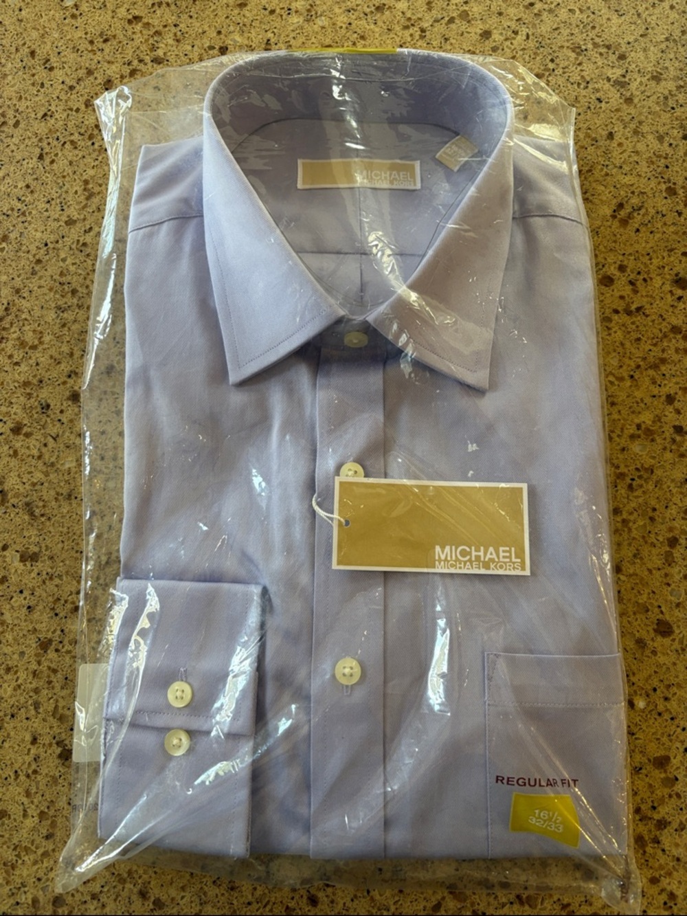 Michael Kors Men’s Lavender Dress Shirt - Regular Fit